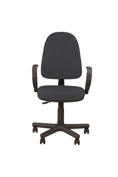 Ergonica SATURN GTP Office Chair, Dark Gray Cagliari Fabric