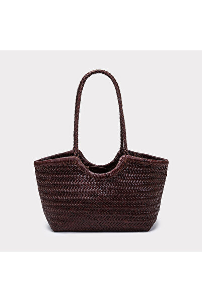 Birs Atelier Zizo Mama Genuine Leather Hand Woven Bag