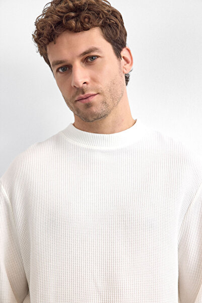 Back And Bond Back & Bond Cotton Oversized Fit Crew Neck Sweat Men's Sweat B35W12007 117