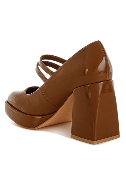 london Rag Women Double Strap Mary Jane Sandals in Tan