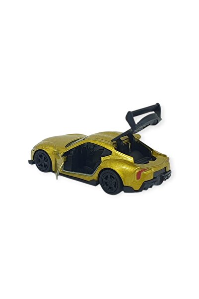 Vardem Pull and Drop Metal Small Cars 8 cm - 6411A-13 - Gold