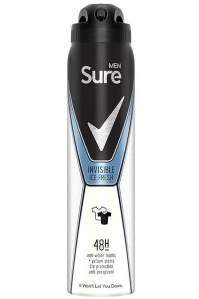 Sure Spray 250 Ml Invisible Ice Fresh