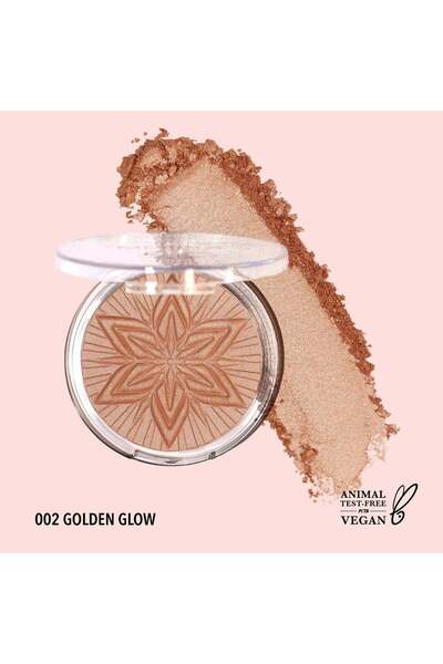 MOİRA برونزر للوجه والجسم من صن جلو (002، ذهبي)