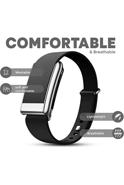 Generic souqo Luxe Tapered Leather Replacement Band for WHOOP 5.0/One/Peak/Life (Not for Gen 4)