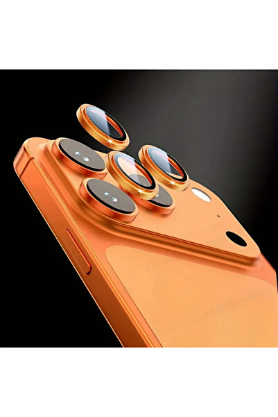 nexiva iPhone 17 Pro Orange Sapphire Camera Protector Lens Anti-Static Full Protection