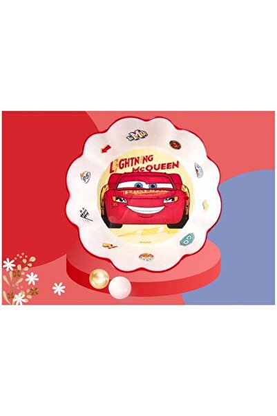 Disney Melamine Resin Lace Bowl Heat-Resistant Anti-fall Anti-scalding Tableware (Mc Queen)