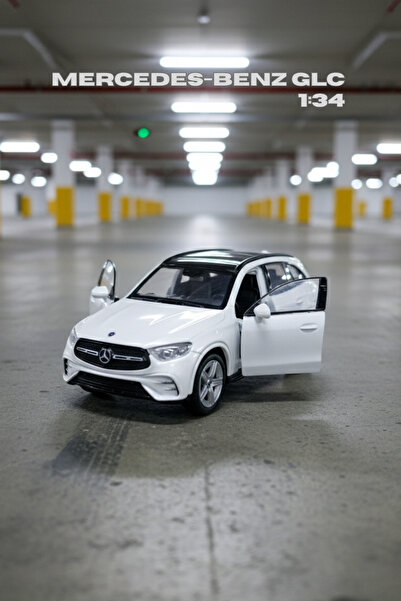 craftivio Beyaz 1:34 Ölçek Die Cast Kapıları Açılır Lisanslı Mercedes Benz GL...