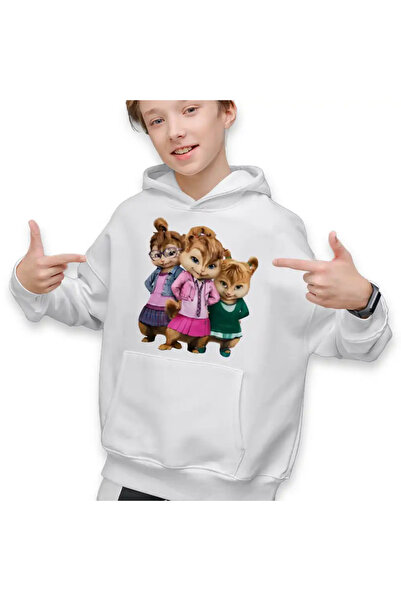 OEM Hanorac Copii Baieti Alvin Fetele Veveritele Brittany Jeanette Eleanor