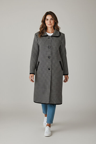 ECE GİYİM Women's Buttoned Front Thick Knit Cardigan