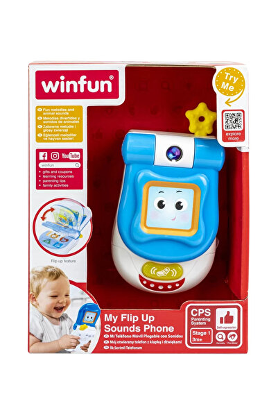 WINFUN Сгъваем телефон с бебешки звуци,