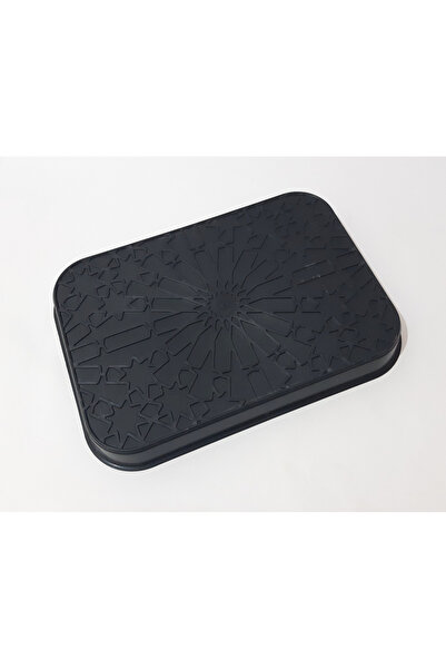 renkli çiçekler Tea Tray 35X25X3.5 cm Patterned Plastic Rectangular Tea Coffee Tray Presentation Tray