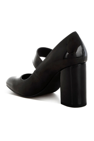 london Rag Women Block Heel Mary Jane Sandals in Black