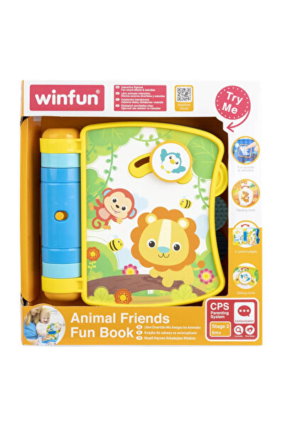 WINFUN Интерактивна книга със звуци за бебета,