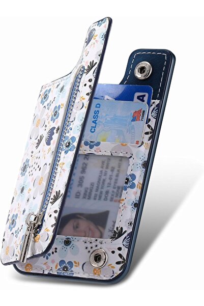 NALACAL Stick-On Leather Phone Card Holder Wallet, Adhesive Credit Card Pocke...