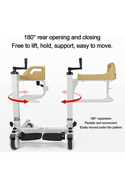 Unknown At This Time Patient Mobility/Transfer Wheelchair with Removable Cushion and Commode
