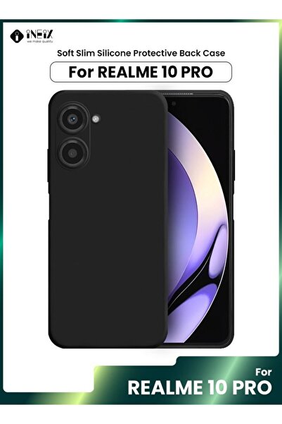 ineix غطاء حماية سيليكون ناعم ونحيف لهاتف Realme 10 Pro