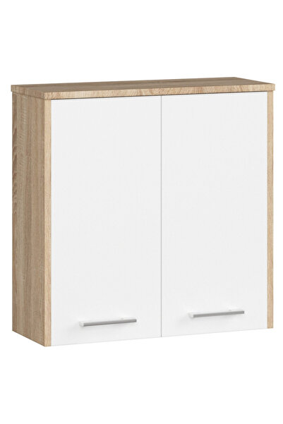 SERSIMO Dulap de baie montat pe perete, cu 2 uși și raft interior, 16 mm, 60x...