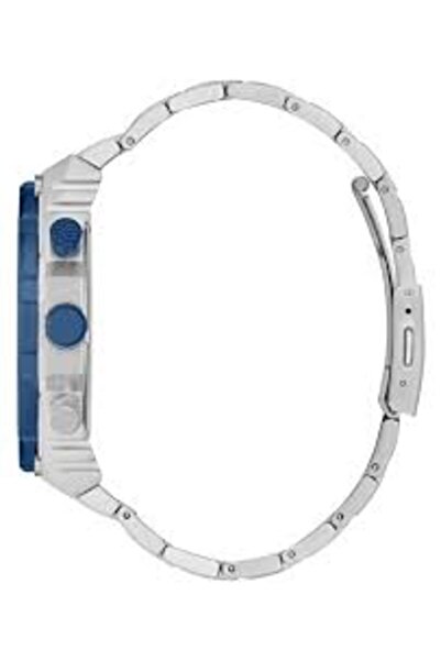 Guess Klasické pánske hodinky s elegantným puzdrom a modrým ciferníkom