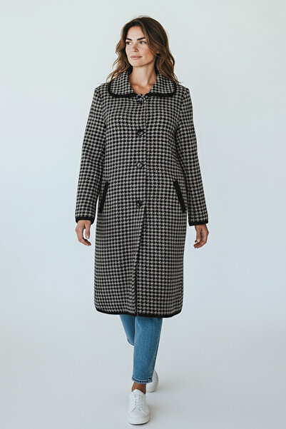 ECE GİYİM Women's Buttoned Front Thick Knit Cardigan