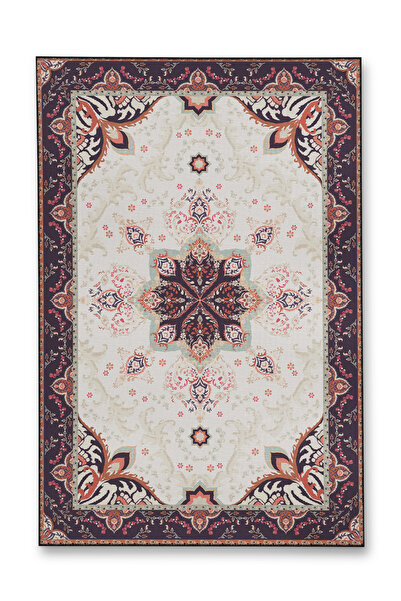 Rugs Modern Halı MOSSO Παραδοσιακό Θεματικό Σχέδιο Υφαντό Χαλί με Βάση Vintag...