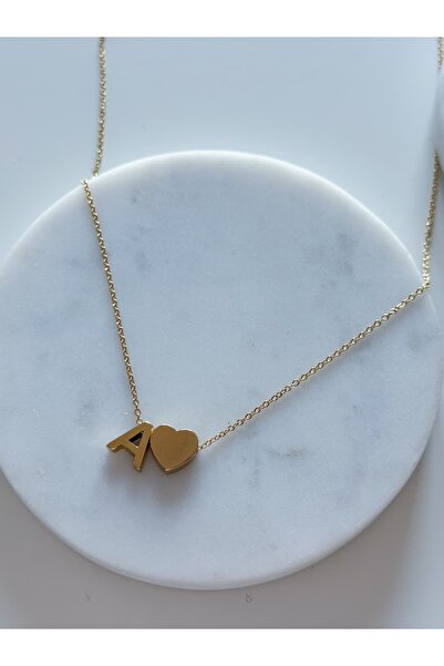 CHARMLUCKY KALPLİ HARF KOLYE