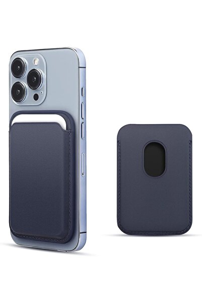 LEVANT MagSafe Wallet Leather Card Holder (Blue) - Compatible with iPhone 12/...