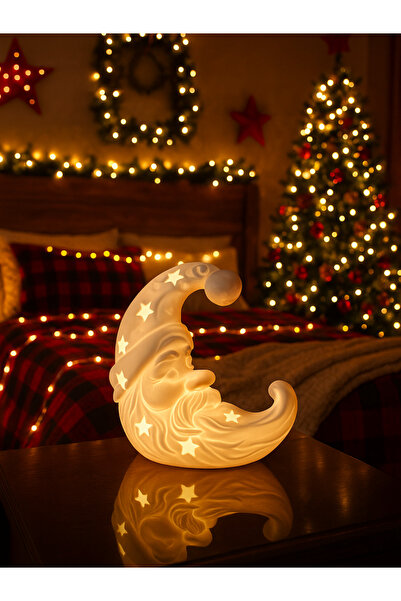 Noel Baba Ay Figürlü LED Gece Lambası (Tea Light) – Çocuk Odası & Yılbaşı Dekoru
