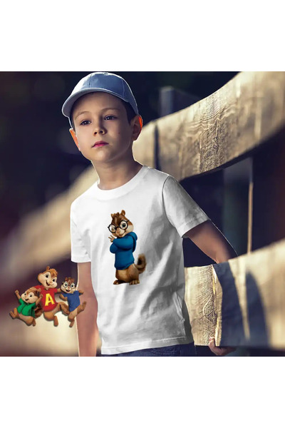 OEM Kids Boys T-Shirt Simon Alvin Alvinnn Squirrel