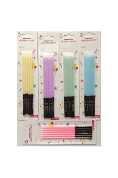 Mirific Party Lumânări pentru tort roz, 16 cm