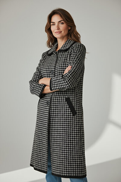 ECE GİYİM Women's Buttoned Front Thick Knit Cardigan