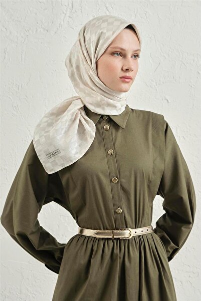 Armine Ζακάρ   Μετάξι P Βαμβάκι Κασκόλ Ντάμα 26 17