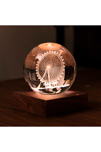 Gingko 3D Crystal Wheel Lamp