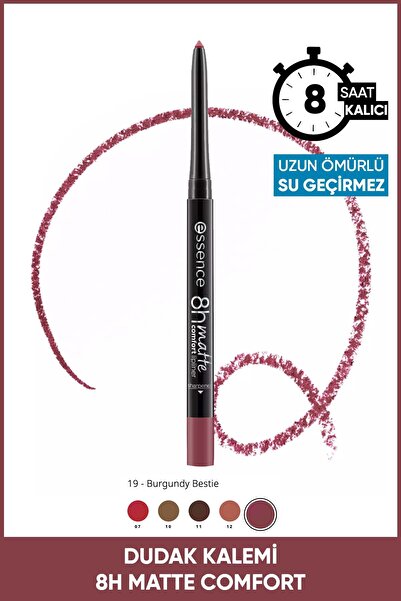 Essence 8H Mat Dudak Kalemi 19