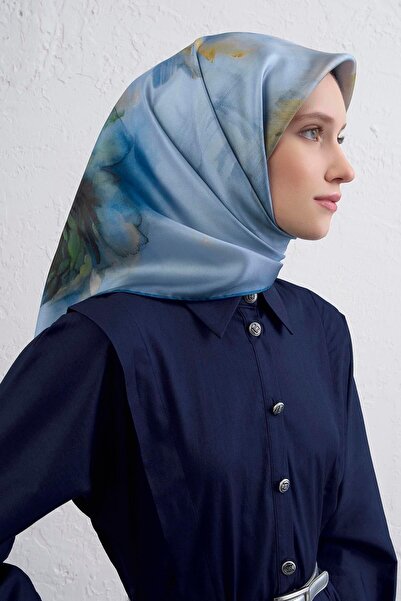 Armine imprimeu floral Eșarfă Pură mătase Twill 9426D 02