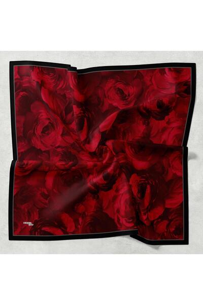 Bonjela Cotton Soft Scarf Hand-Sewn Dream Rose Pattern