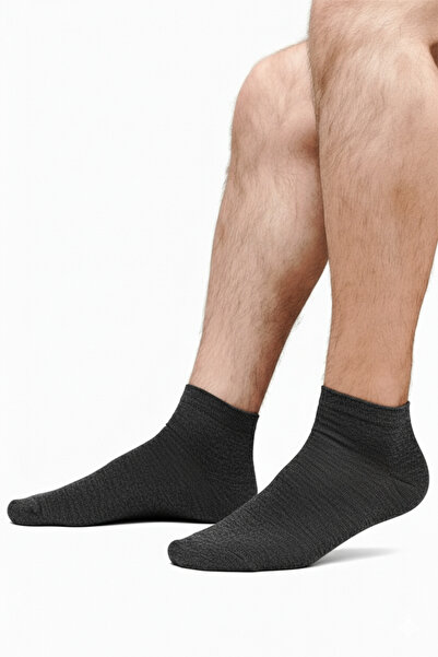 HRN Textile 6 Pack Men's Bamboo Booties Socks