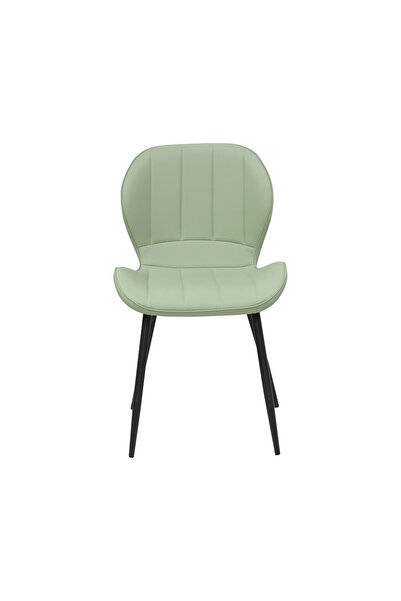 ARTA DOOR Topaz Chairs Light Green Eco-Leather, - Modern, HoReCa, Kitchen, Living Room, Office