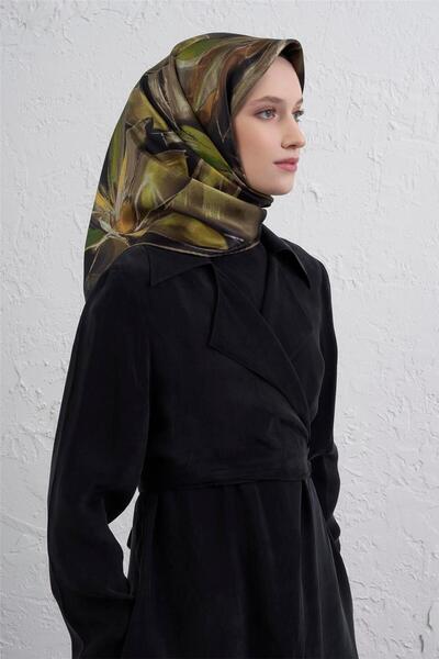 Armine imprimeu floral Eșarfă Pură mătase Twill 9406D 05