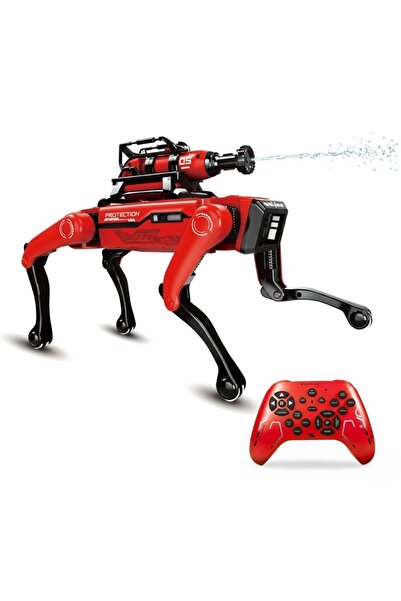 iUni 8021 Câine robot inteligent cu funcție de pulverizare a apei, RC, comenzi vocale, programare prin mișcare