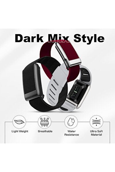 dado Multi-Pack Wrist Bands Compatible with WHOOP 5.0, Peak, One & Life - Nylon & Silicone