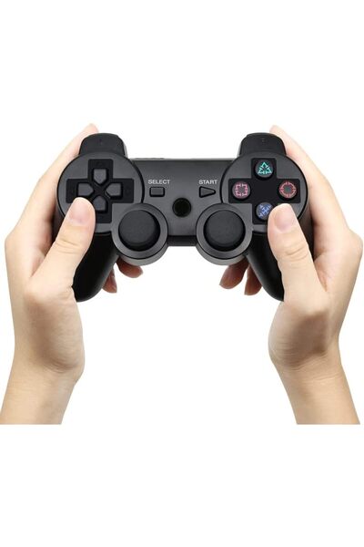 Generic Wireless Controller for PS3 Gamepad, Bluetooth 4.0 Joystick, USB PC Controller PS3 Joypad (Black)
