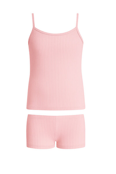 lusi store Strappy Tank Top Boxer Set