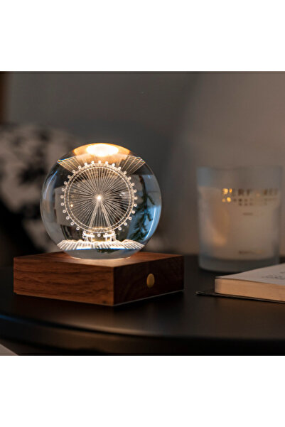 Gingko 3D Crystal Wheel Lamp