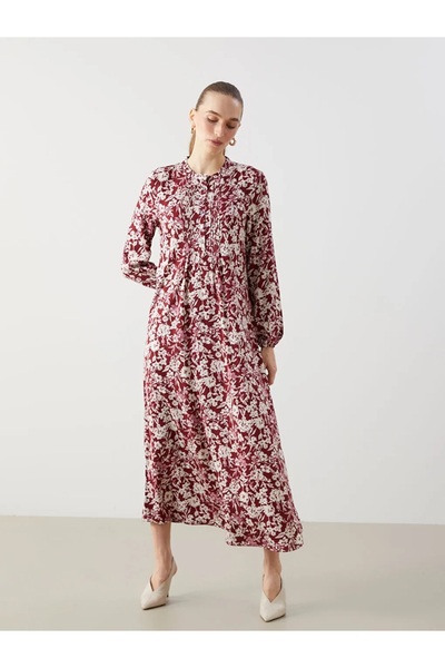 LC Waikiki Lcwaikiki Classic Floral Ruffle Dress
