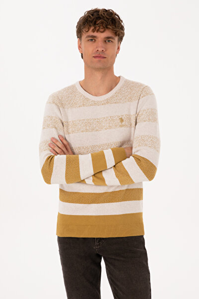 U.S. Polo Assn. Men's Mustard Sweater 50307872-Vr151