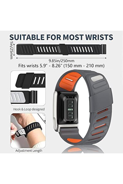 Generic Silicone Wristband Compatible with WHOOP 5.0 Band, Soft Adjustable Silicone Sports Strap