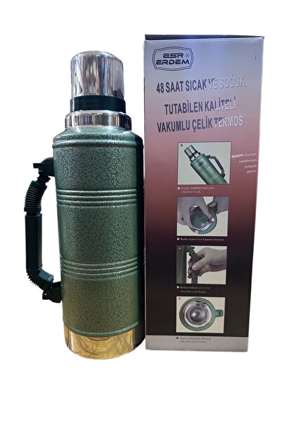 SERMER PAZARLAMA 🔥   2.2 Liter Vacuum Steel Thermos |   48 Hours Hot-Cold |   Stainless Steel Body