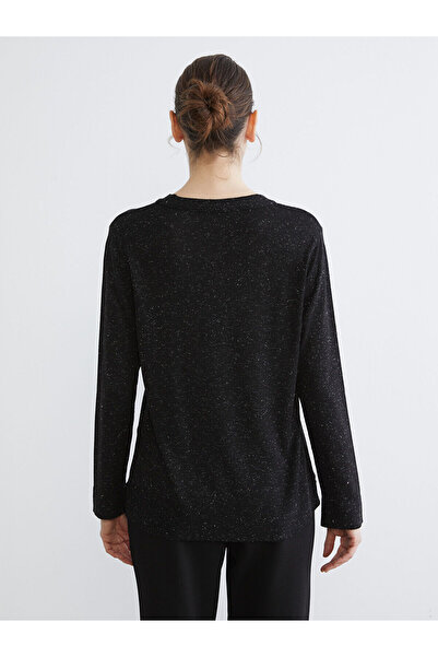 LC Waikiki Lcwaikiki Classic Crew Neck Shiny Look Women's Knitwear Sweater