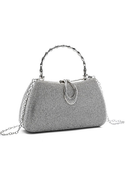 mei Handbag BZ236 Silver