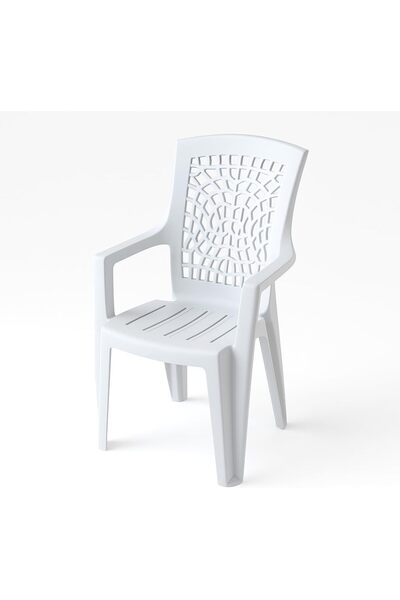 mastergold Durable Plastic Garden & Home Chair with Armrests – 57×72×96 cm